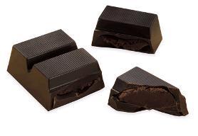 Chokladbitar och konfektyr kan paketeras i Accons produkter, storsäckar, plastlådor, pallcontainrar och plastpallar är vanliga produkter