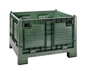 INT116 - Hoppfällbar, perforerad pallcontainer (Bilden ägs av Accon AB)