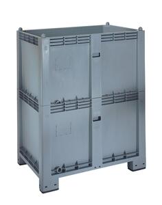 Pallbox Hygieniska 1100 Liter är en stor låda som rymmer 1100 liter och är godkänd för livsmedel. (Bilden ägs av Accon AB)