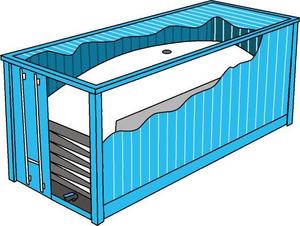 FlexiTank lagring (Bilden ägs av Accon AB)