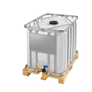 IBC 600 Liter Träpall, 150 mm fyllning