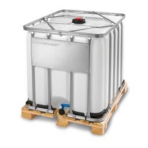 IBC UN 1000 Liter Träpall, 150 mm fyllning