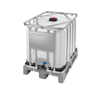 IBC UN 600 Liter Plastpall, 150 mm fyllning