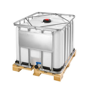 IBC UN 800 Liter Träpall, 225 mm fyllning