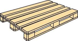 1200x800x123 mm EUR pall (CP2 Pall) (Bilden ägs av Accon AB)
