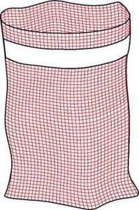 Nätsäck med banderoll (Bilden ägs av Accon AB) 