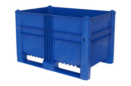 Swedebox 800 Ecoline 485  är en lättare modell av plastbehållare Swedebox 800 och finns i tre olika höjder och hanterar lättare material.