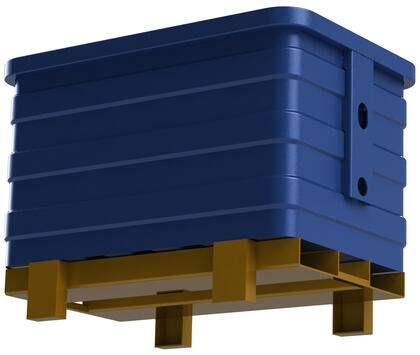 Special benstruktur - ett tillval för Storbox / Berglöfslådan. En svensk industriklassiker inom tung materialhantering, industri och förvaring.