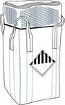 Farligt gods storsäck UN13H3/Z-Y Krage och plan botten med innersäck (Bilden ägs av Accon AB)