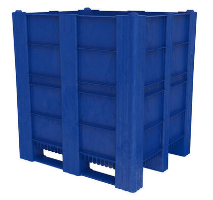 Swedebox  1000 SH1250 plastcontainer förenklar det dagliga arbetet kring insamling och återvinning av farligt avfall. Swedebox finns i olika höjder så den kan anpassas efter behov.