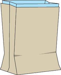 Papperssäck med öppen topp & innersäck (Bilden ägs av Accon AB)