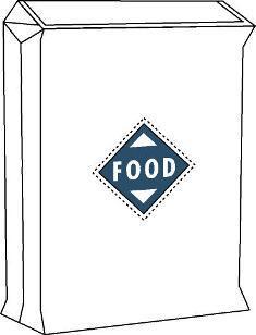 PE-säck med ventil Livsmedelsgodkänd (Bilden ägs av Accon AB)