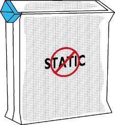 PP-säck med utanpåliggande ventil - Antistatisk (Bilden ägs av Accon AB)