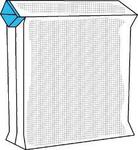 PP-säck med utanpåliggande ventil (Bilden ägs av Accon AB)