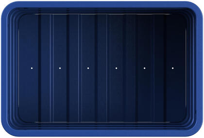 Dräneringshål - ett tillval för Storbox / Berglöfslådan som är en plåtcontainer för industrin där man förvarar och hanterar tungt material.