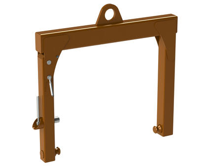 Lyftok är ett tillval till plåtbehållare Storbox/Berglöfslådan när man behöver hjälp vid tömning med truck eller travers.