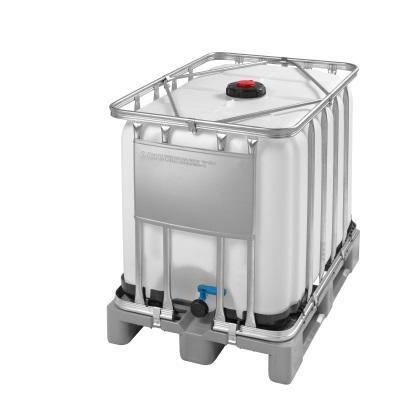 IBC Contianer 600 Liter UN, Plastpall, 150 mm fyllning