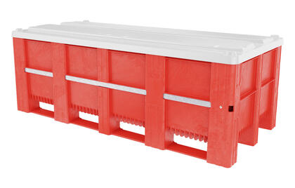 Swedebox plastcontainer går att få i längre modeller och passar perfekt för insamling av exempelvis långa lysrör. 