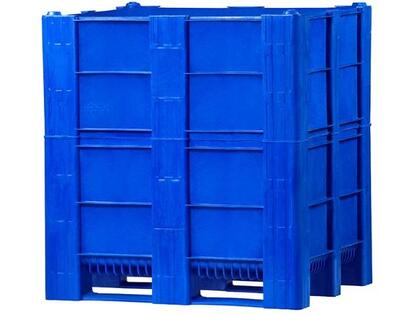 Swedebox 1000 SH1000  plastcontainer finns i flera olika höjder, färger och utföranden vilket gör att den passar för olika behov vid förvaring av farligt avfall.