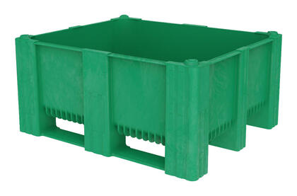 Förenkla logistiken för ditt farliga avfall med Swedebox SH540, som är en låg eller hög plastbehållare och som går att få i flera storlekar och färger.