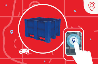  Swedebox plastbehållare förenklar det dagliga arbetet kring insamling och återvinning av farligt avfall. Med GPS på Swedebox kan plastboxen spåras.