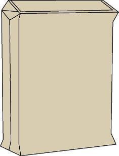 Papperssäck med ventil (Bilden ägs av Accon AB)